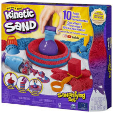 Кинетический песок для лепки для детей Kinetic Sand Sandisfying Set кинетический песок 6047232