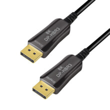 LogiLink CDF0104 - 50 m - DisplayPort - DisplayPort - Male - Male - 7680 x 4320 pixels