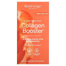Reserveage Nutrition, Collagen Booster с гиалуроновой кислотой и ресвератролом, 60 капсул