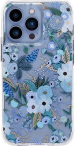 RIFLE PAPER CLEAR - ETUI IPHONE 13 PRO (GARDEN PARTY BLUE)