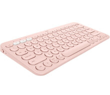 Клавиатуры Logitech K380 клавиатура Bluetooth QZERTY Испанский Розовый 920-009587