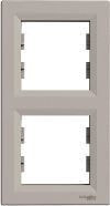 Умные розетки, выключатели и рамки schneider Electric 2-way vertical bezel brown (EPH5810269)