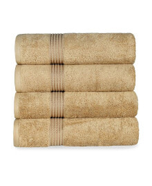 Superior solid Quick Drying Absorbent 4 Piece Egyptian Cotton Bath Towel Set