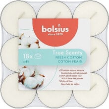 Teelicht-Set Baumwolle, 4H - Bolsius Fresh Cotton Candle