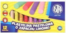Astra Pastel plasticine 12 colors with the scent of lime