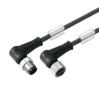Кабели и разъемы для аудио- и видеотехники Weidmüller SAIL-M12WM12W-4-0.6U сигнальный кабель 0,6 m Черный 1906310060