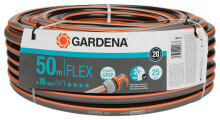 Gardena 18055-20 шланг для полива 50 m Наземный Серый, Оранжевый