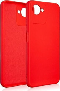 Beline Beline Etui Silicone Realme C30 czerwony /red