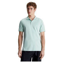 CALVIN KLEIN Smooth Cotton Slim Short Sleeve Polo