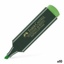 Highlighter Faber-Castell 154863 Green 48 Pieces (10 Units)