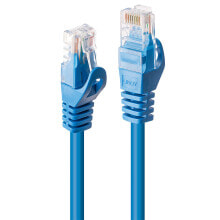 Кабели и разъемы для аудио- и видеотехники Lindy Rj45/Rj45 Cat6 10m сетевой кабель U/UTP (UTP) Синий 48177