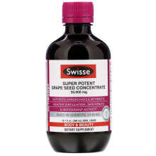 Антиоксиданты Свисс, Ultiboost, Super Potent Grape Seed Concentrate, 50,000 mg, 10.1 fl oz (300 ml) (Товар снят с продажи) 
