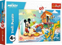 Trefl Puzzle 60 elementów Ciekawy dzień Myszka Miki