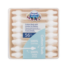 Canpol babies Cotton Buds With Limiter 56 St. wattestäbchen für Kinder