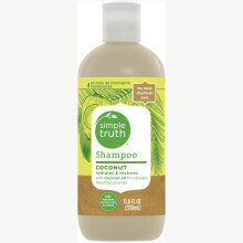 Шампуни для волос simple Truth Hydrates & Restores Coconut Oil Shampoo Увлажняющий и восстанавливающий кондиционер с кокосовым маслом 350 мл