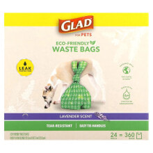 Glad for Pets, Экологичные пакеты для отходов, для домашних животных, без отдушек, 360 пакетов