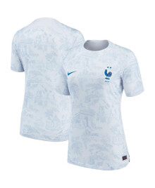 Nike women's White France National Team 2022/23 Away Breathe Stadium Replica Blank Jersey