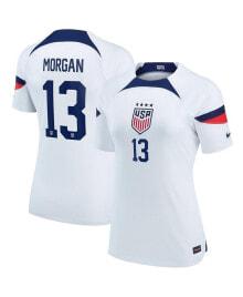 Nike women's Alex Morgan White USWNT 2022/23 Home Breathe Stadium Replica Player Jersey