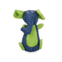 Dog toy Blue Green Elephant 28 x 14 x 17 cm Fluffy toy with sound