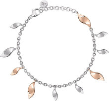 Браслеты foglia SAKH41 two-tone silver bracelet