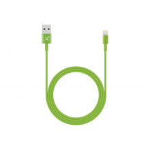 Xlayer 214090 - 1 m - Lightning - USB A - Male - Male - Green