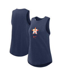 Nike women's Navy Houston Astros Legacy Icon High Neck Fashion Tank Top