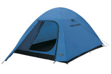 High Peak Kiruna 3 - Camping - Hard frame - Dome/Igloo tent - 3 person(s) - Ground cloth - Blue - Grey