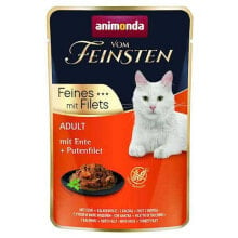 ANIMONDA Vom Feinsten Duck And Turkey fillet 85g Wet Cat Food