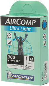 Michelin AirComp Ultra Light Tube, 700x18-25mm 52mm Presta Valve