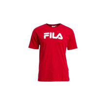 Мужские спортивные футболки мужская футболка спортивная красная с логотипом Fila Classic Pure