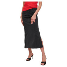 Женские спортивные шорты и юбки vILA Modala High Waist Long Skirt