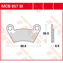 TRW Offroad Polaris Ranger 700 CrEW 4X4 09 Sintered Rear Brake Pads