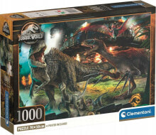 Clementoni CLE puzzle 1000 Compact Jurassic World 39856