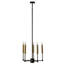 Ceiling Light 40,5 x 43 x 33 cm Black Golden Metal