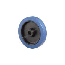 Bs rollen Ersatzrad Rad-Ø 100 mm Tragfähigkeit 140 kg Gummi blau Achs-Ø 12 mm Nabenlänge 40 mm