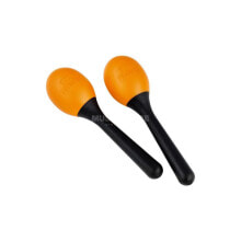 Купить ударные установки и барабаны Meinl: Meinl Plastic Egg Maracas NINO569OR, Orange