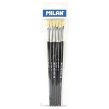 MILAN Flat ChungkinGr Bristle Paintbrush Series 501 No. 6