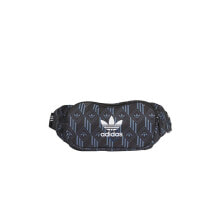 Мужские поясные сумки Мужская поясная сумка текстильная черная спортивная  Adidas Monogr Waistbag