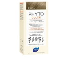 Phyto PhytoColor Permanent Color 9 Стойкая краска для волос, с растительными пигментами, оттенок очень светлый блонд