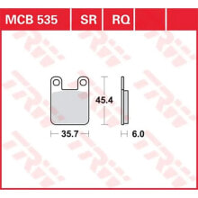 TRW Allround Organic Standard Aprilia Climber 280 R 95 Brake Pads