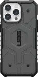 UAG Etui UAG Pathfinder MagSafe do iPhone 15 Pro Max - srebrny