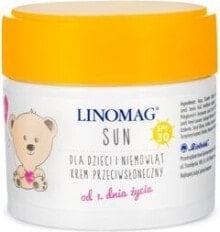 Средства для загара и защиты от солнца Linomag Sun Protective Cream Spf30  Водостойкий солнцезащитный крем для детей 75 мл