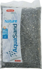Грунты для аквариумов и террариумов zolux Aquasand Nature basalt black 5kg