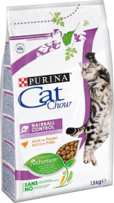 Купить сухие корма для кошек Nestle: Nestle PURINA CAT CHOW 1.5kg HAIRBALL