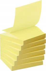 3M 3M R330-1T, Square, Yellow, Paper, 60%, 76 mm, 100 sheets