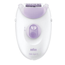 Эпиляторы и женские электробритвы эпилятор Braun Silk-pil 3 3170 Фиолетовый, Белый 20 Пинцетов