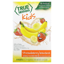 True Citrus, Kids, настоящий лимон, дикий арбуз, 10 пакетиков по 3,5 г (0,12 унции)