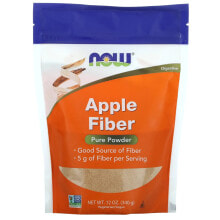 NOW Apple Fiber Powder Порошок яблочной клетчатки 340 г