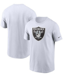 Nike men's White Las Vegas Raiders Primary Logo T-shirt
