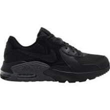 Мужские кроссовки Мужские кроссовки повседневные черные текстильные низкие демисезонные с амортизацией Nike Air Max Excee